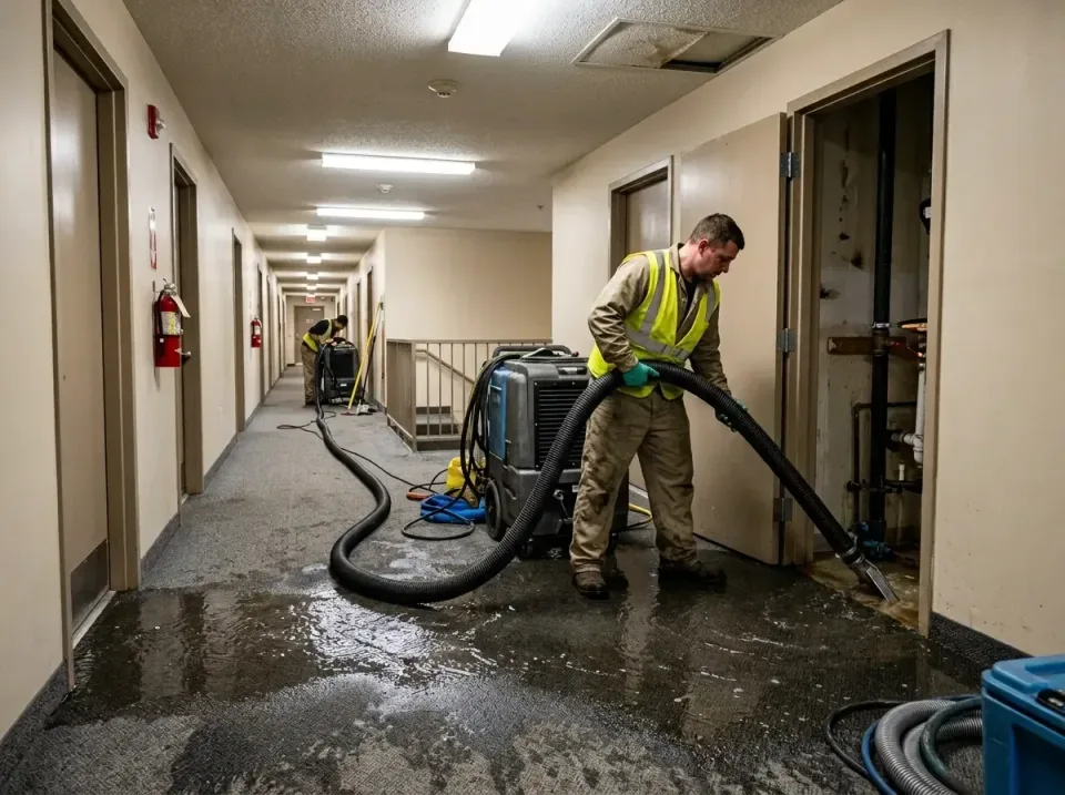 multi-unit-apartment-hallway-f-005 — frequently asked questions, Emergency Burst Pipe Water Extraction & Removal in Mila Doc…